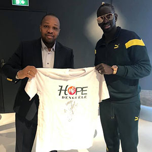 Mamadou Sackho soutient Hope Denguélé
