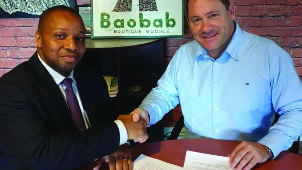 Signature de partenariat entre Hope Denguélé et Baobab Boutique Sociale