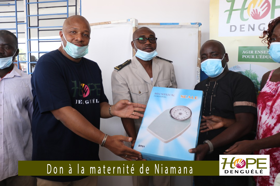 Hope Denguélé et Orange CI équipent la maternité de Niamana