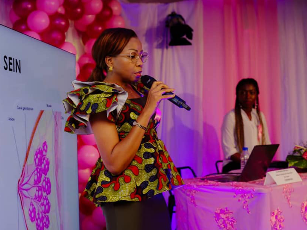 Conférence sur le cancer du sein, Hope Denguélé y prend part